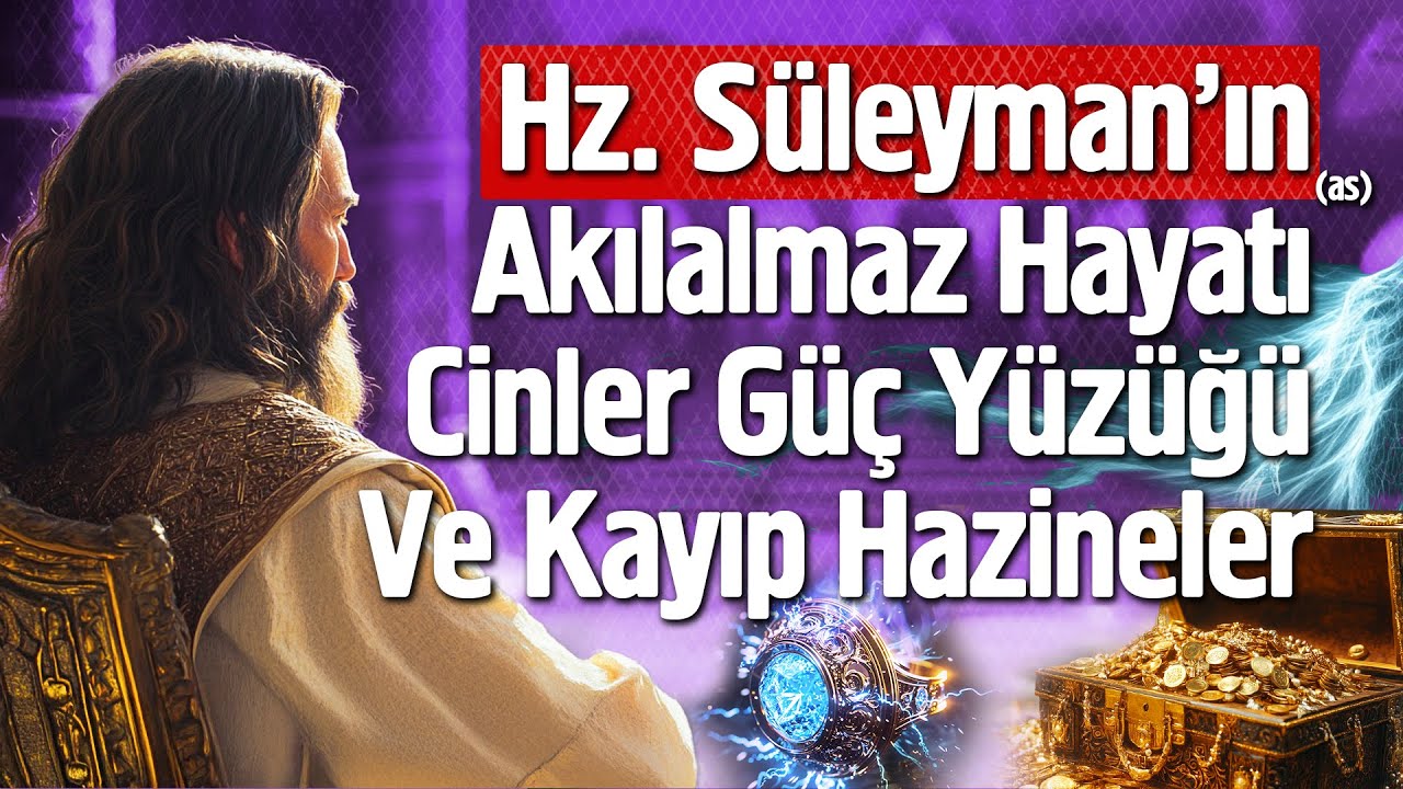 Hz. Süleyman'ın (as) Akılalmaz Hayatı, Cinler, Güç Yüzüğü Ve Kayıp Hazineler