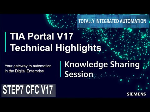 TIA PORTAL V17 NEW FEATURES || TIA STEP7 CFC