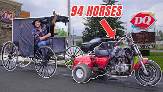 Driving my Horseless Carriage to Dairy Queen! (Emotional)