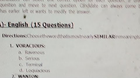 Smiu Sample Paper Solution