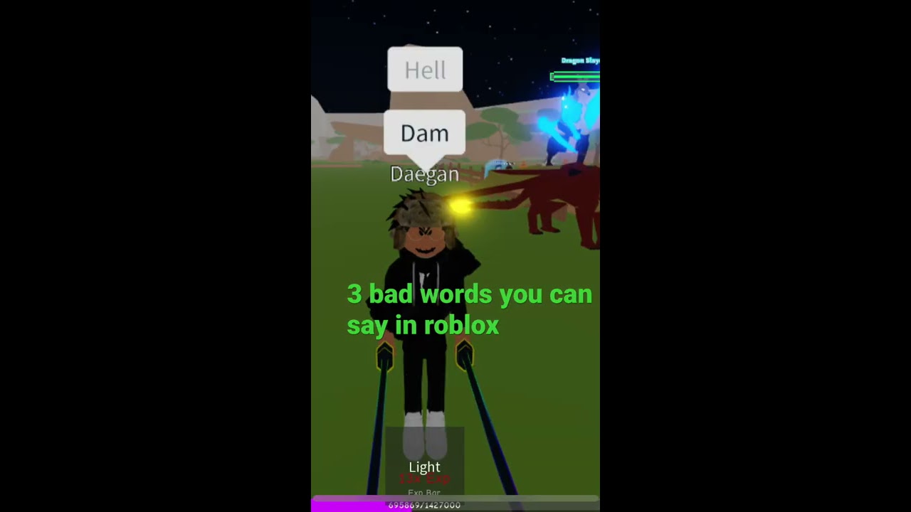 3 Bad Words You Can Say In Roblox 