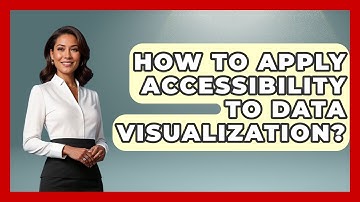 How To Apply Accessibility To Data Visualization? - Demographic Data Answers