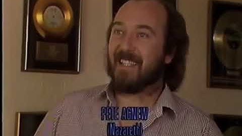 Pete Agnew (Nazareth) 1985 Interview about Glasgow Apollo