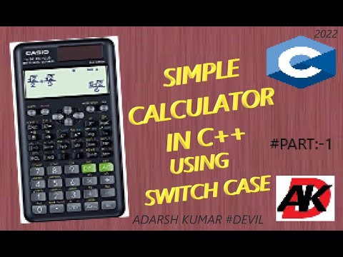 Calculator Program In C++ Using The Switch Statement. || Programming In ...