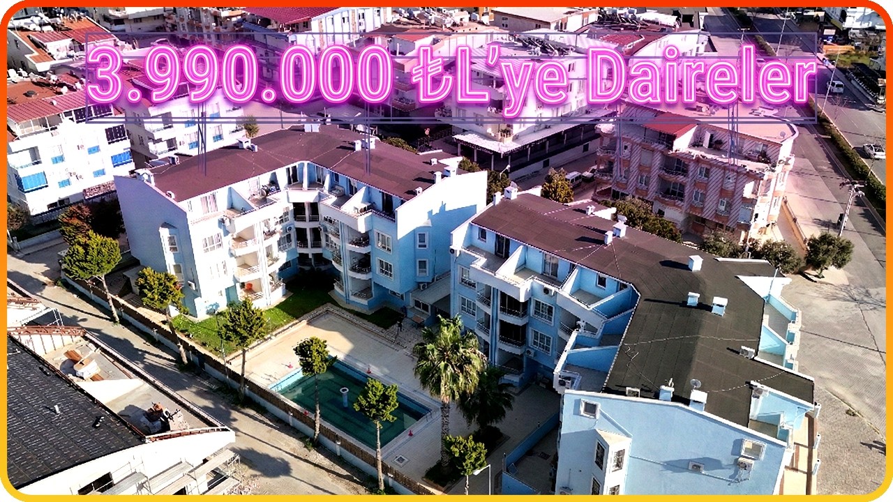 DİDİM EFELER'DE FIRSAT! Havuzlu Sitede 3.990.000 TL'den Başlayan Yenilenmiş Daireler