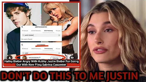 OMG! Hailey Bieber ANGERED To See Justin Bieber On A PDA DATE With Sabrina Carpenter