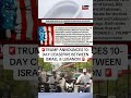 Trump on Lebanon-Israel ceasefire
