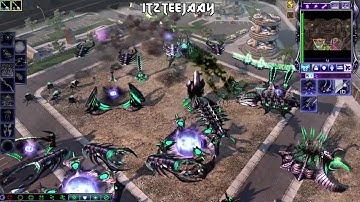 Unofficial Big Bang Patch 1.04 , (Scrin) , C&C Kanes Wrath ,  2v2 Vs Brutal Ai