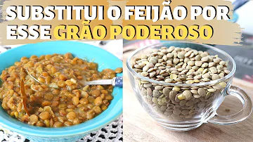 Qual é mais nutritivo feijão ou lentilha?