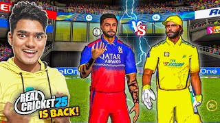 RCB  CSK  Who Will Qualify? Real Cricket 25