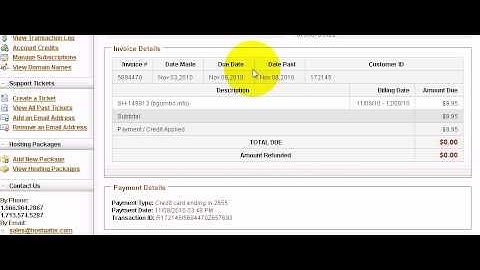 hostgator view payment history