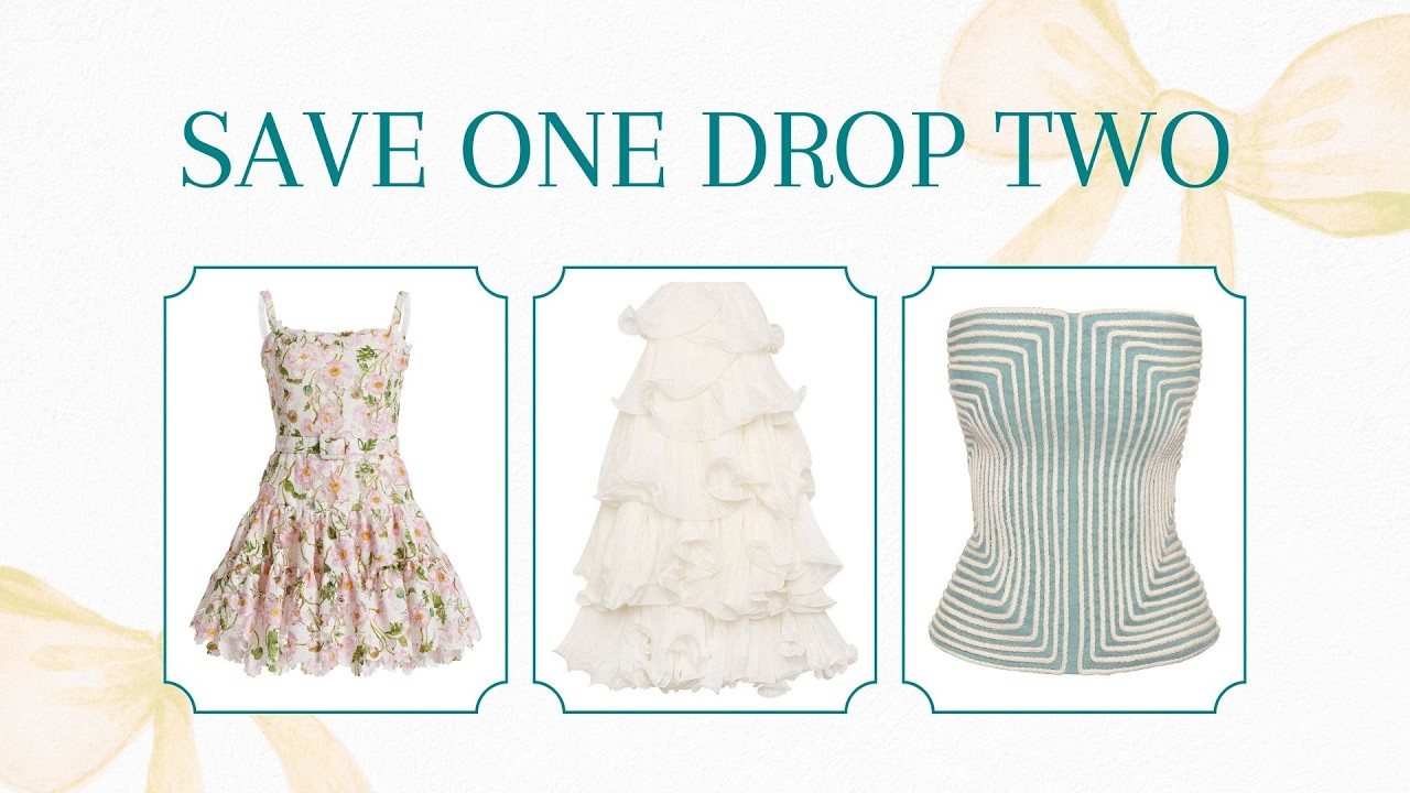 SAVE ONE DROP TWO - (SOFT COLOURS SHOPPING) - PART 3