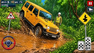 Extreme Offroad Jeep Driving Game 2026 | Muddy Forest Jeep Simulator Gameplay screenshot 2