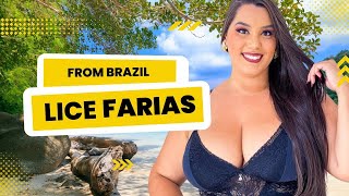 Brazilian Lice Farias Modelo Plus Size | Glamorous Fashion Influencer From Brazil