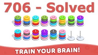 Color Hoop Stack - Level 706