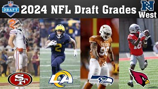 2024 NFL Draft Grades | NFC West | 49ers Over hated, Seahawks get a star, Cardinals bright future!