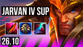 JARVAN IV & Hwei vs BARD & Ezreal (SUP) | 57K damage, Hail Of Blades | NA Master | 26.10