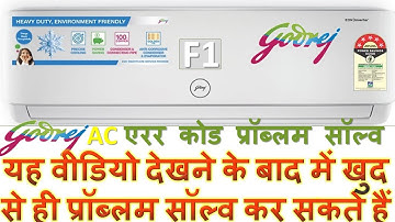 #godrej ac f1 error code  F1 error code in godrej ac_godrej ac f1 problem Godrej Split AC error code