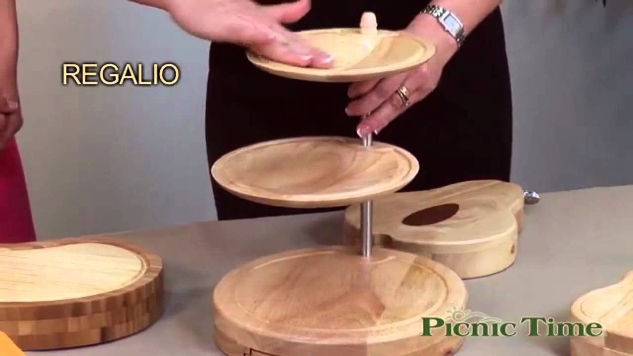 Regalio Combination Serving Tray and Cheese Board with Tools - YouTube