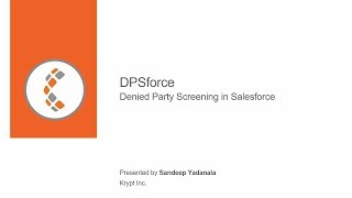 DPSForce  compliance screening tool with Salesforce