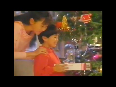 CM 1989 ケンタッキーフライドチキン ファミリーパック クリスマス