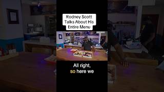 Rodney Scott Shows Off His ENTIRE Menu