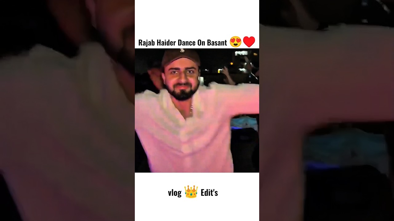 Rajab Haider Dance On Basant! 😍&hearts;️👑#rajab #rajabfamily #viralvideo