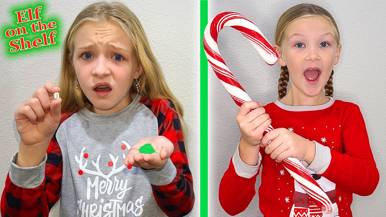 Growing Giant Candy Canes! Elf on the Shelf Day 22! YouTube