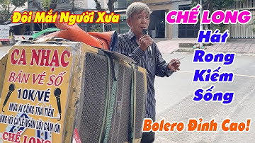 Truyền Nhân Cố Nghệ Sĩ HÙNG CƯỜNG Cụ Ông 70 Hát Bolero l Đôi Mắt Người Xưa - Chú Chế Long Bán Vé Số!