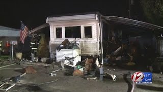 North Attleboro FD Respond to Late Night House Fire