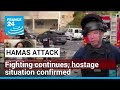 12 hours after Hamas incursion: Fighting continues in 22 areas, hostage situation confirmed