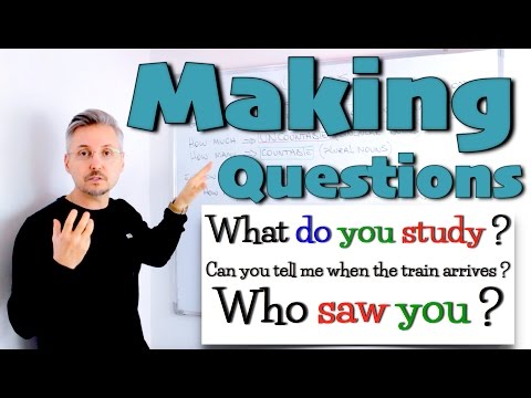 Video: How To Write Questions In English