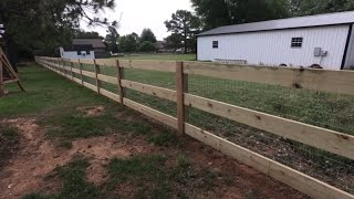 3 Rail Fence For Your Country Style Home