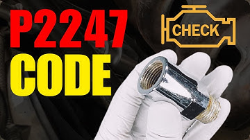 P2247 Trouble Code: O2 Sensor Voltage Circuit Solution ||