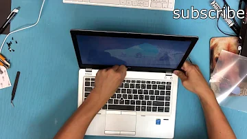 How to replace LCD for HP Folio 9480m.