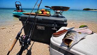 I Tried Surviving With ONLY Temu Fishing & Camping Gear... In Paradise! screenshot 1