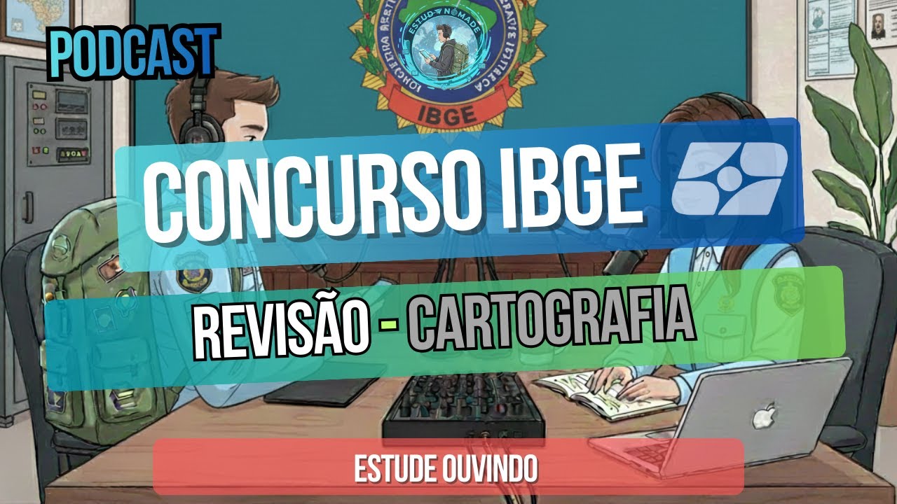 REVISÃO: Cartografia  – Concurso IBGE 2025 | Gabarite para APM & SCQ