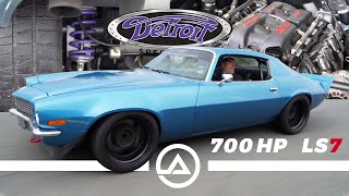 700hp LS7 1970 Camaro Pro-Touring Detroit Speed Built to Track