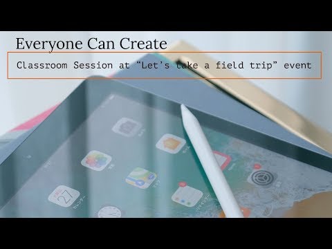 Apple Everyone Can Create Classroom Demo