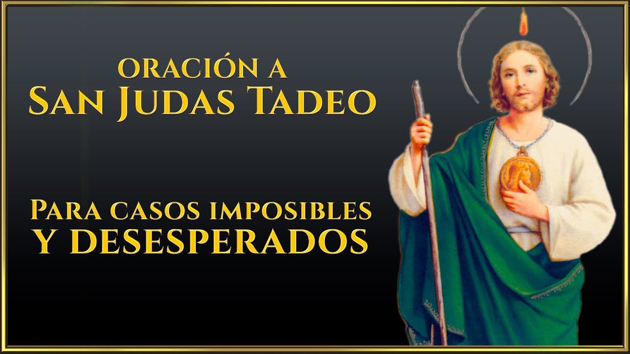 recluta Caligrafía Más Oración a San Judas Tadeo para Casos imposibles y Desesperados - YouTube