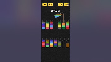 Soda Sort Puzzle Level 171 Walkthrough Solution Android/iOS