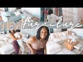 NEUTRAL LIVING ROOM MAKEOVER ! | NEW COUCH | CLOUD COUCH DUPE | VALYOU FEATHERS SECTIONAL | NEW RUG