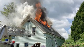 PREARRIVAL: Working 2nd Alarm Structure Fire  Thomaston, Maine