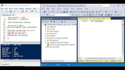 Running SQL queries with PowerShell - Part 1 #powershell #sql #ssms