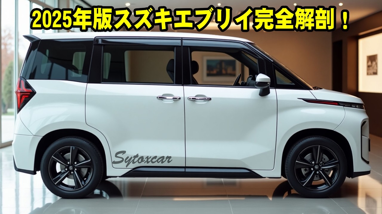2025年版スズキエブリイ完全解剖！進化したデザインと魅力的な機能を 