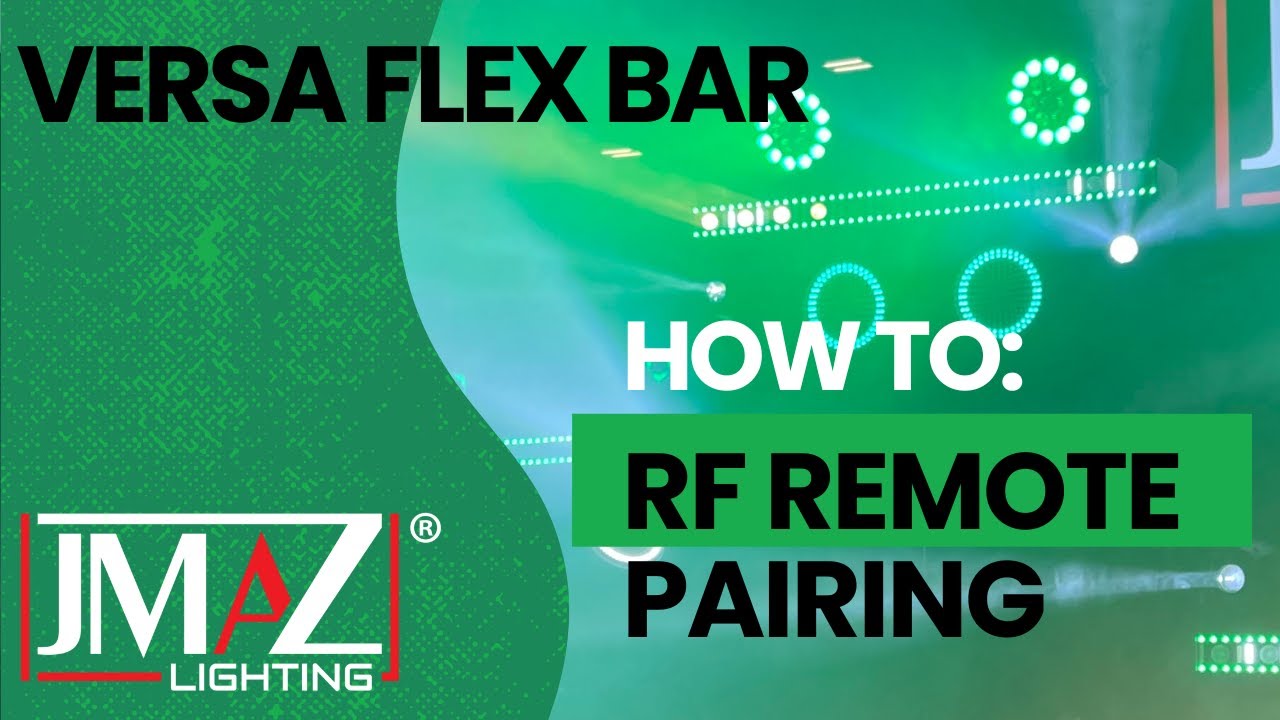 Versa Flex Bar Intro: RF Remote Pairing 