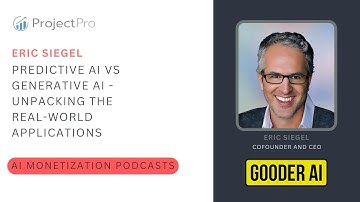 Predictive AI vs Generative AI - Unpacking the Real-World Applications with Eric Siegel(Gooder AI)