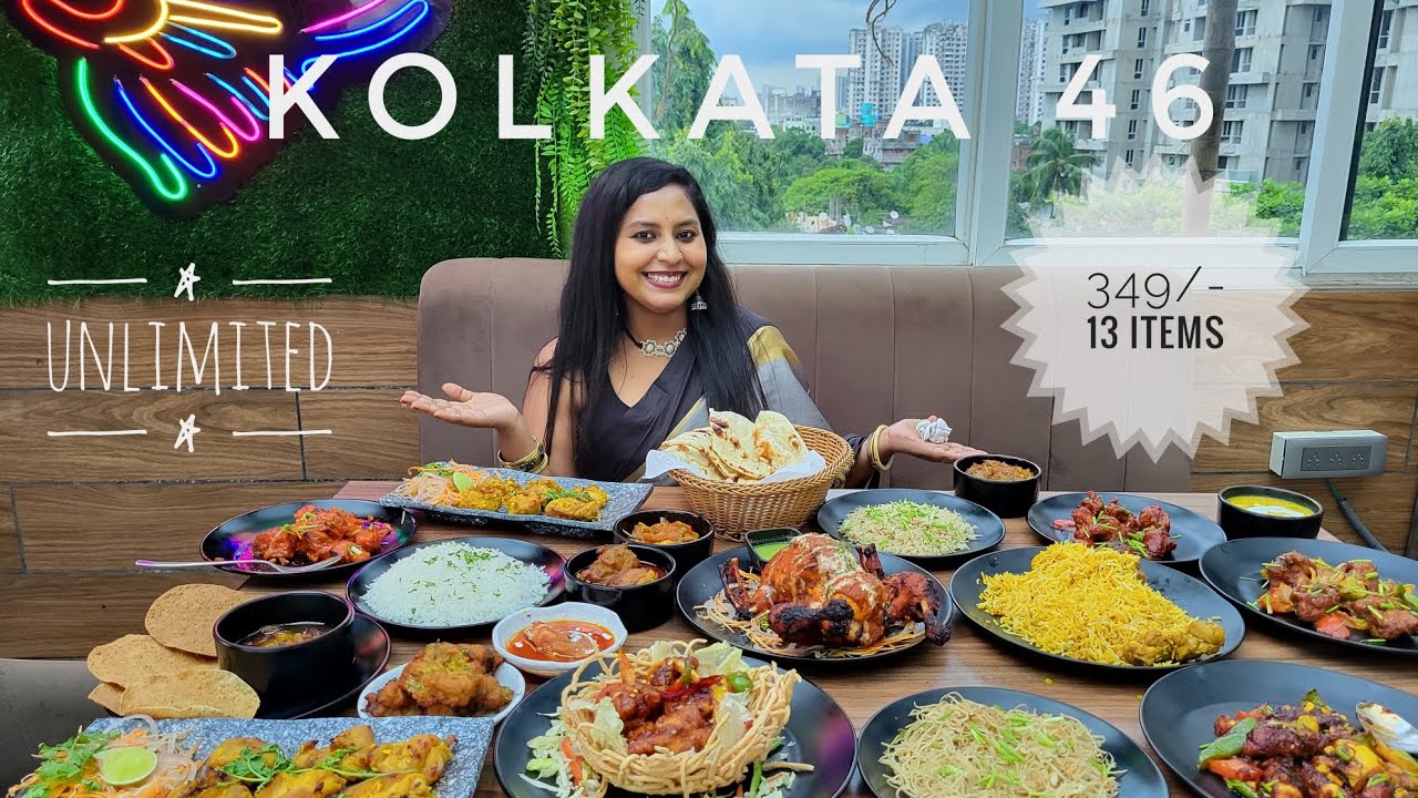Kolkata 46|•|Tangra|•| rooftop restaurant|•|unlimited buffet 349