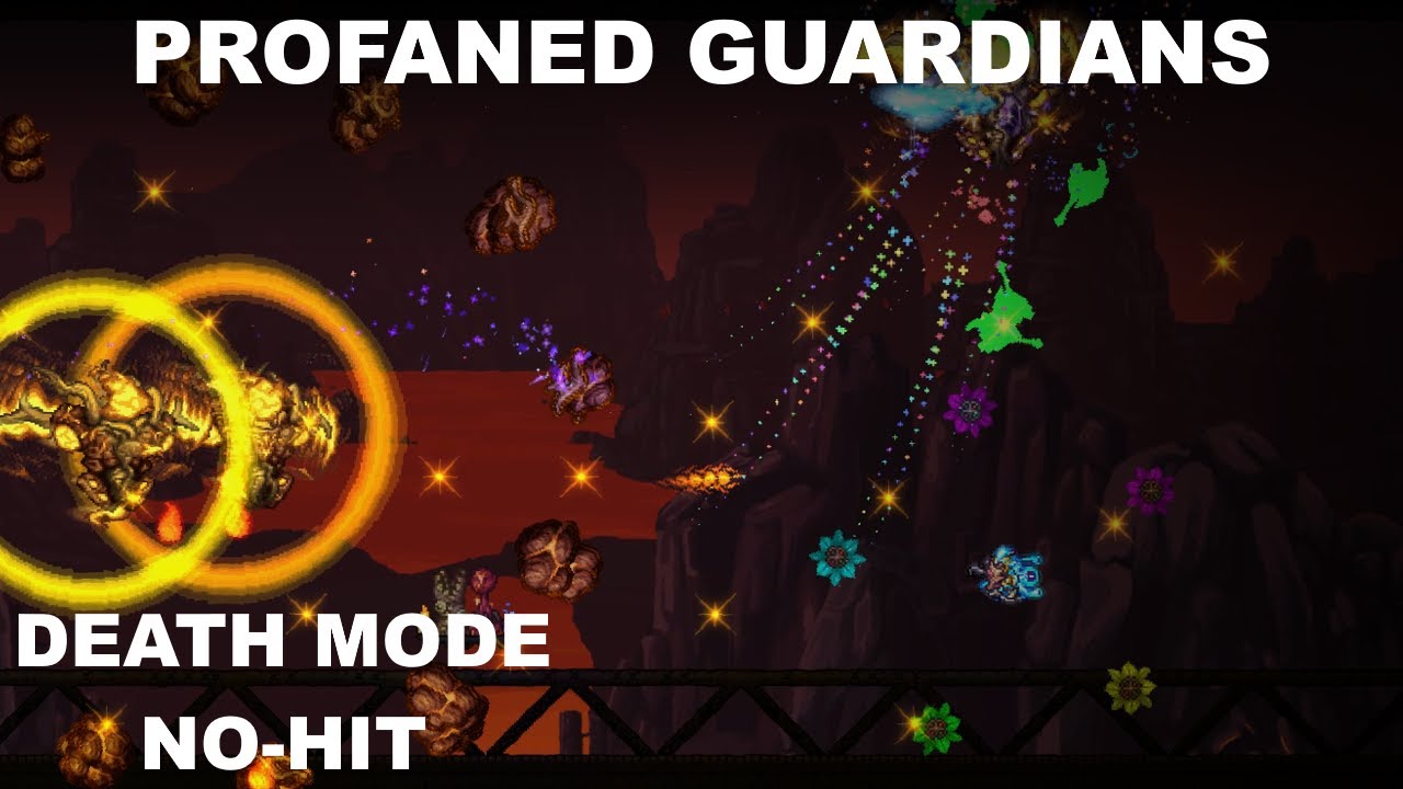 Profaned Guardians Nohit (Death Mode) Terraria Calamity Mod YouTube