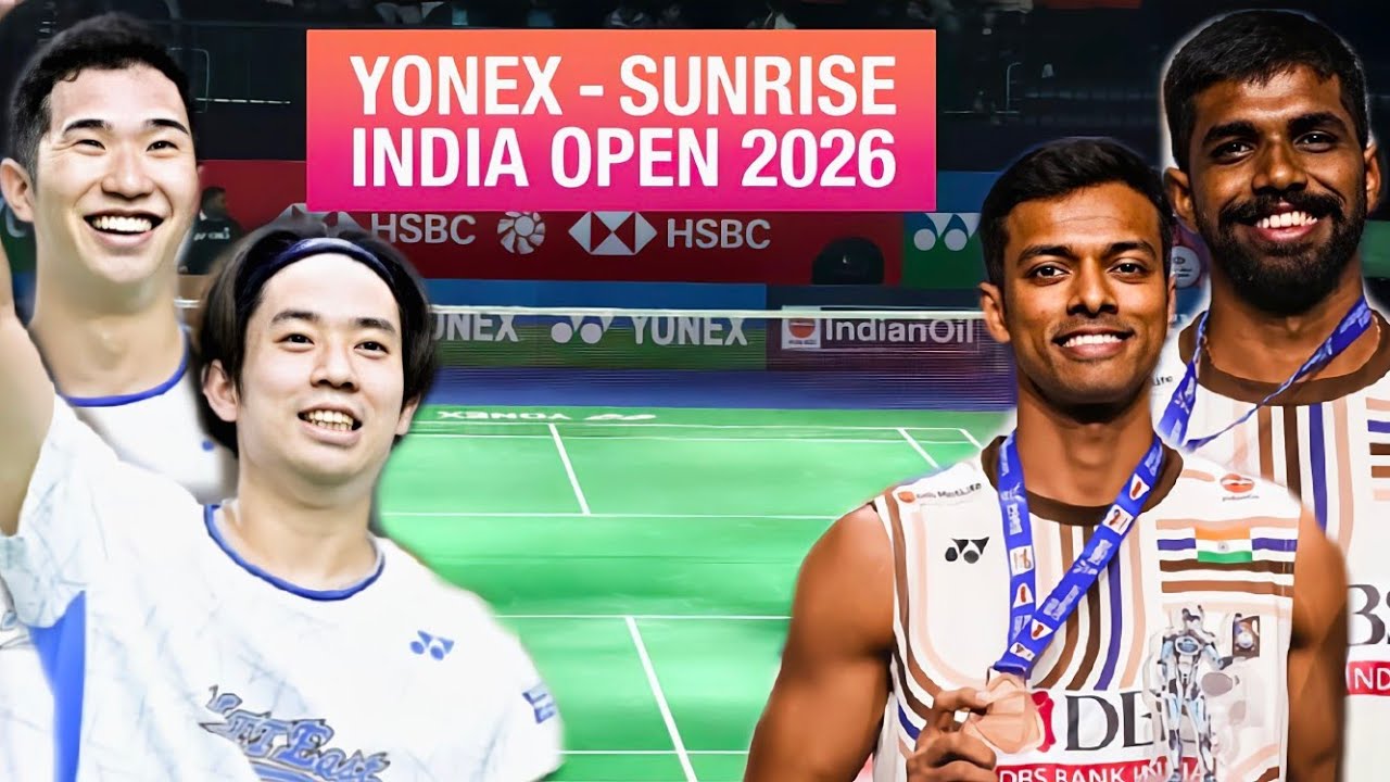 CHIRAG SHETTY&SATWIKSAIRAJ V/S HIROKI MIDORIKAWA/KYOHEI YAMASHITA INDIA OPEN 2026 MD R16
